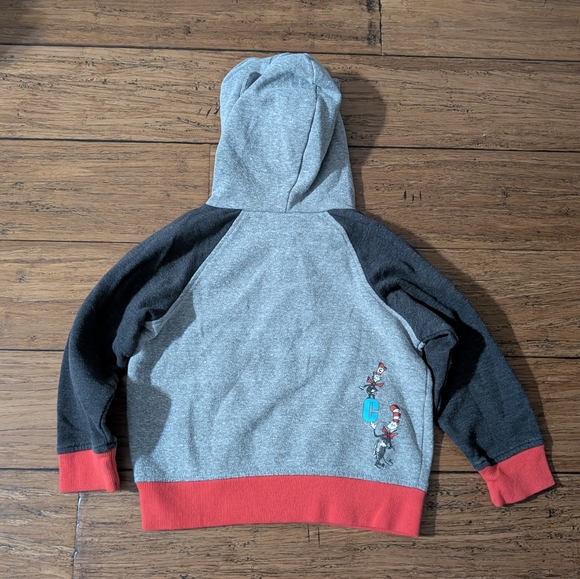 Cat in the Hat toddler hoodie 3t Dr. Seuss - Picture 2 of 4